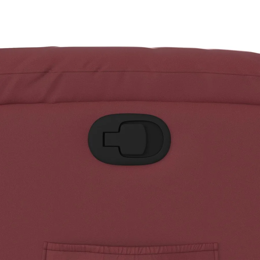 Fauteuil inclinable Rouge bordeaux Similicuir - 12