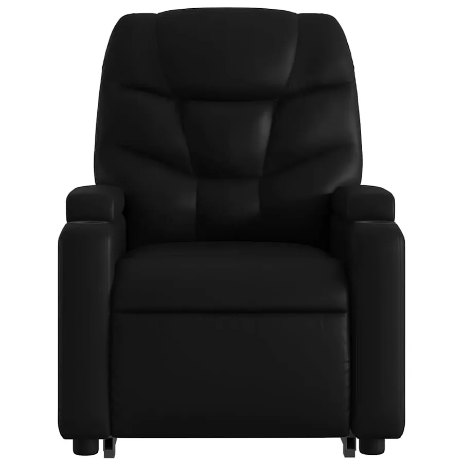 Fauteuil inclinable Noir Similicuir - 9