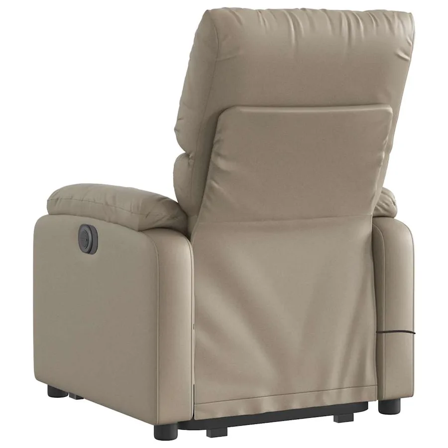 Fauteuil inclinable de massage Cappuccino Similicuir - 5