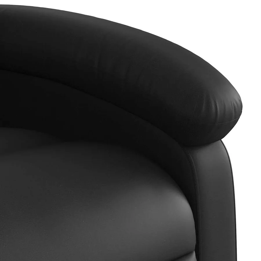 Fauteuil inclinable Noir Similicuir - 11