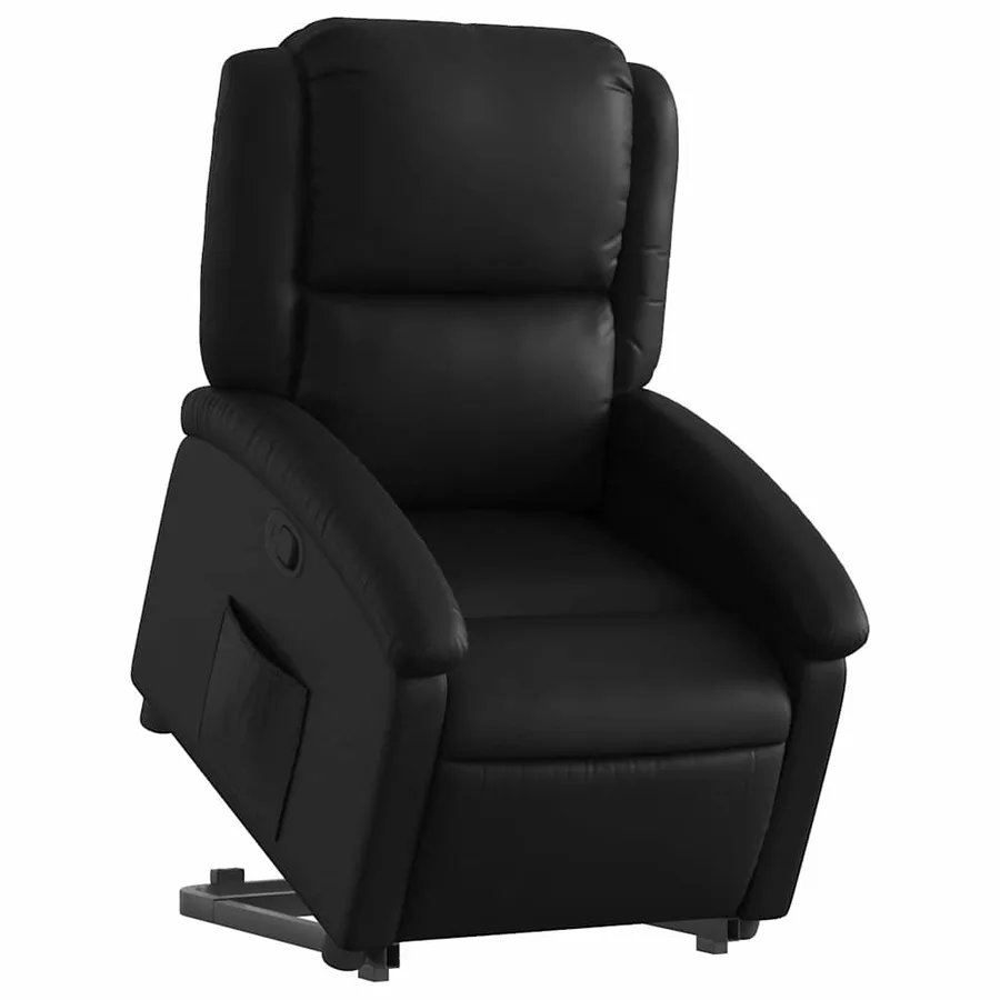 Fauteuil inclinable Noir Similicuir - 3