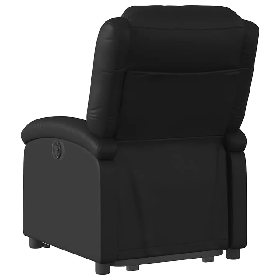 Fauteuil inclinable Noir Similicuir - 5
