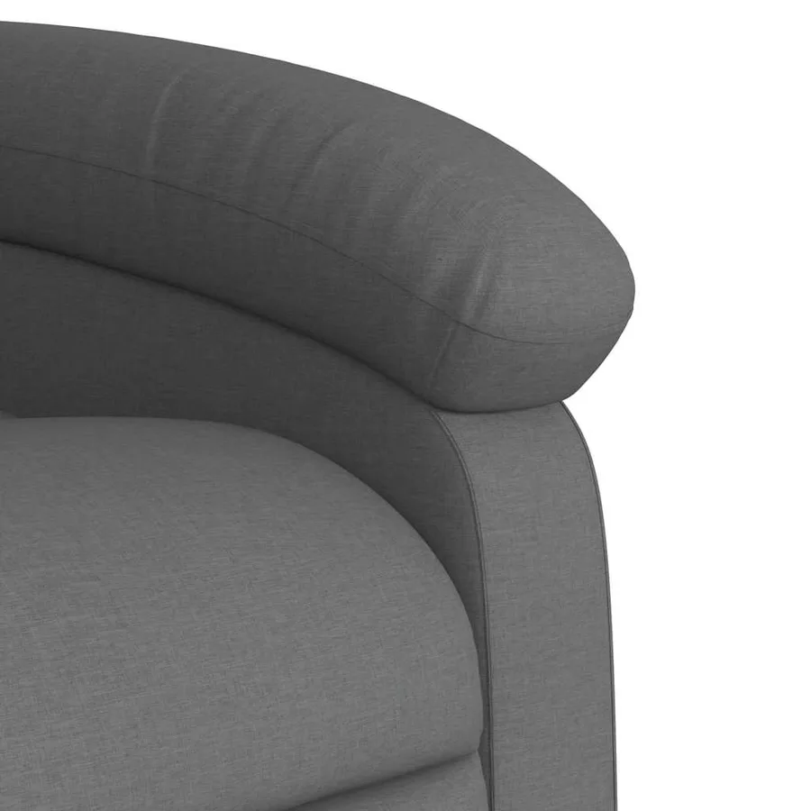 Fauteuil inclinable Gris foncé Tissu - 11