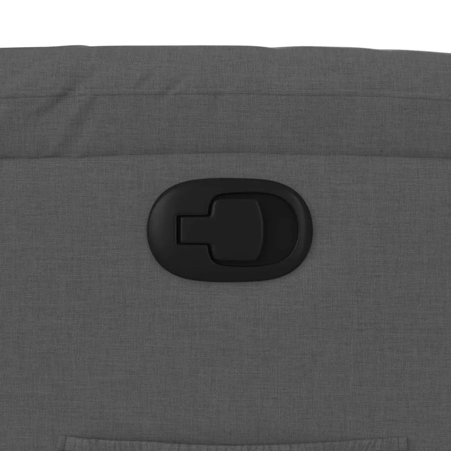Fauteuil inclinable Gris foncé Tissu - 12