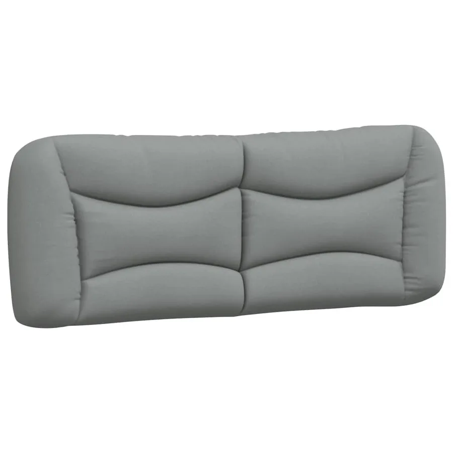 Lit avec matelas Hvar gris clair 140x200 cm tissu - 5