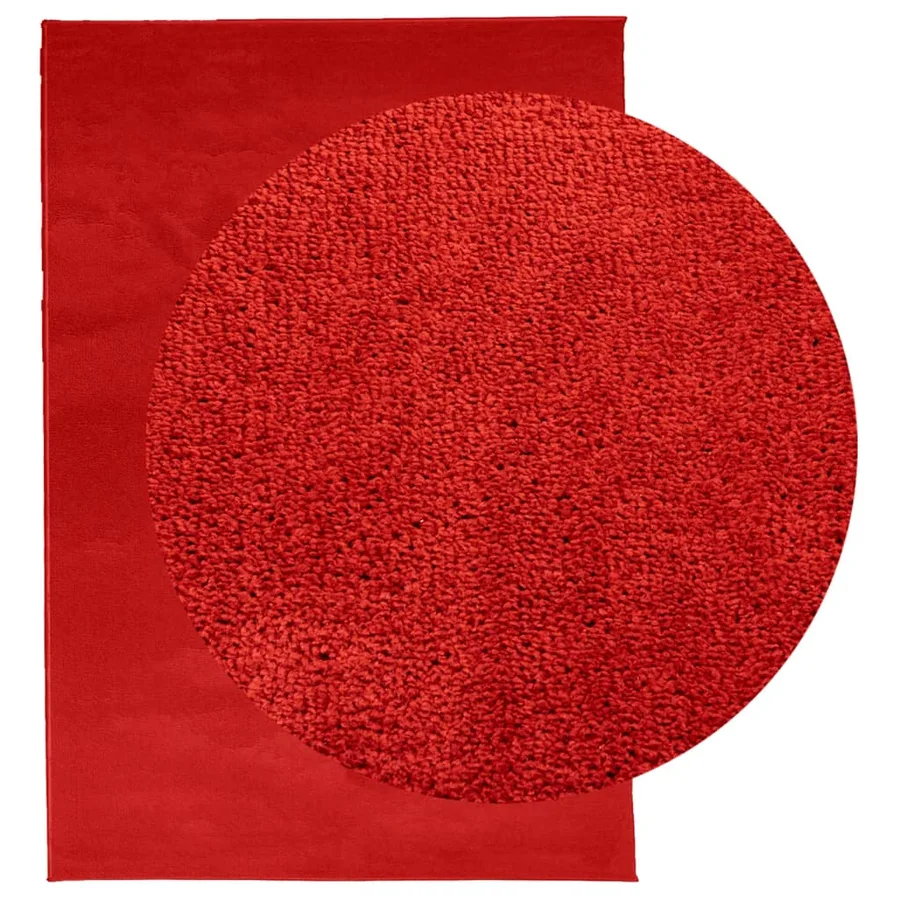 Tapis OVIEDO à poils courts rouge 200x280 cm - 3