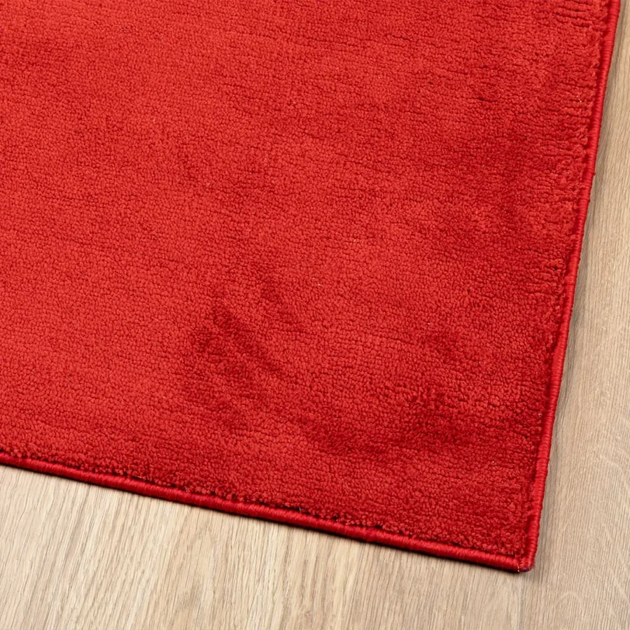 Tapis OVIEDO à poils courts rouge 200x280 cm - 4