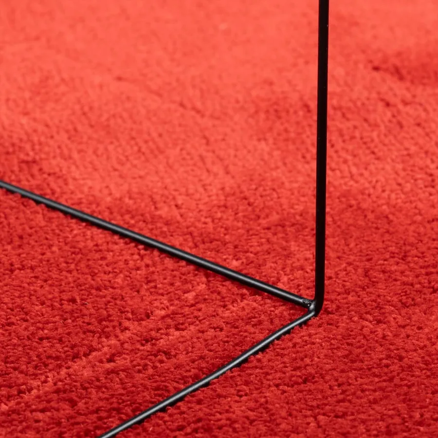 Tapis OVIEDO à poils courts rouge 200x280 cm - 8