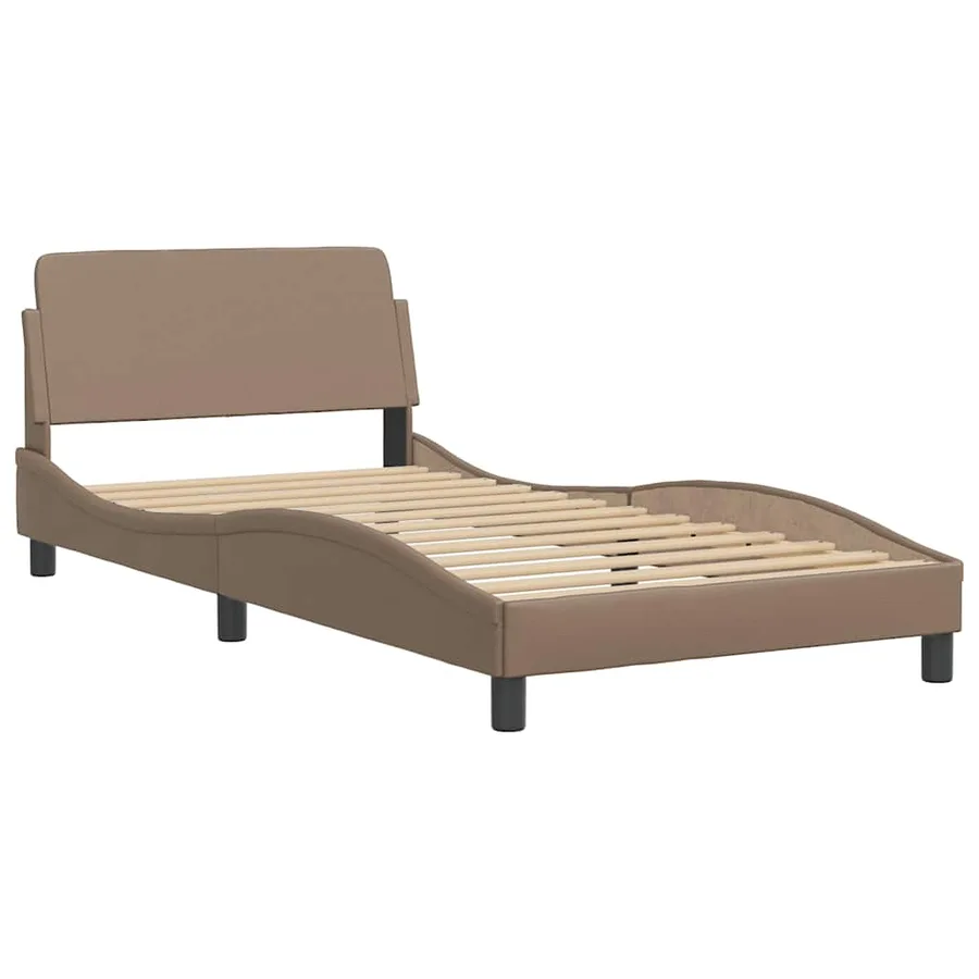 Cadre de lit Dover cappuccino 100x200 cm similicuir - 3