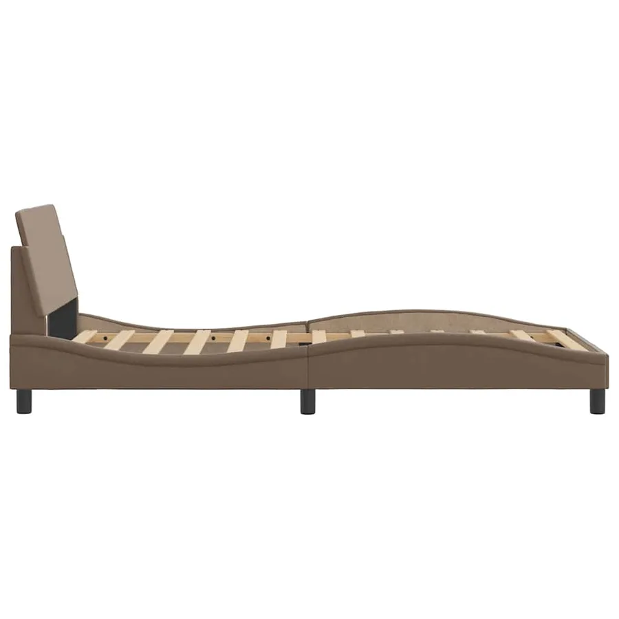 Cadre de lit Dover cappuccino 100x200 cm similicuir - 5