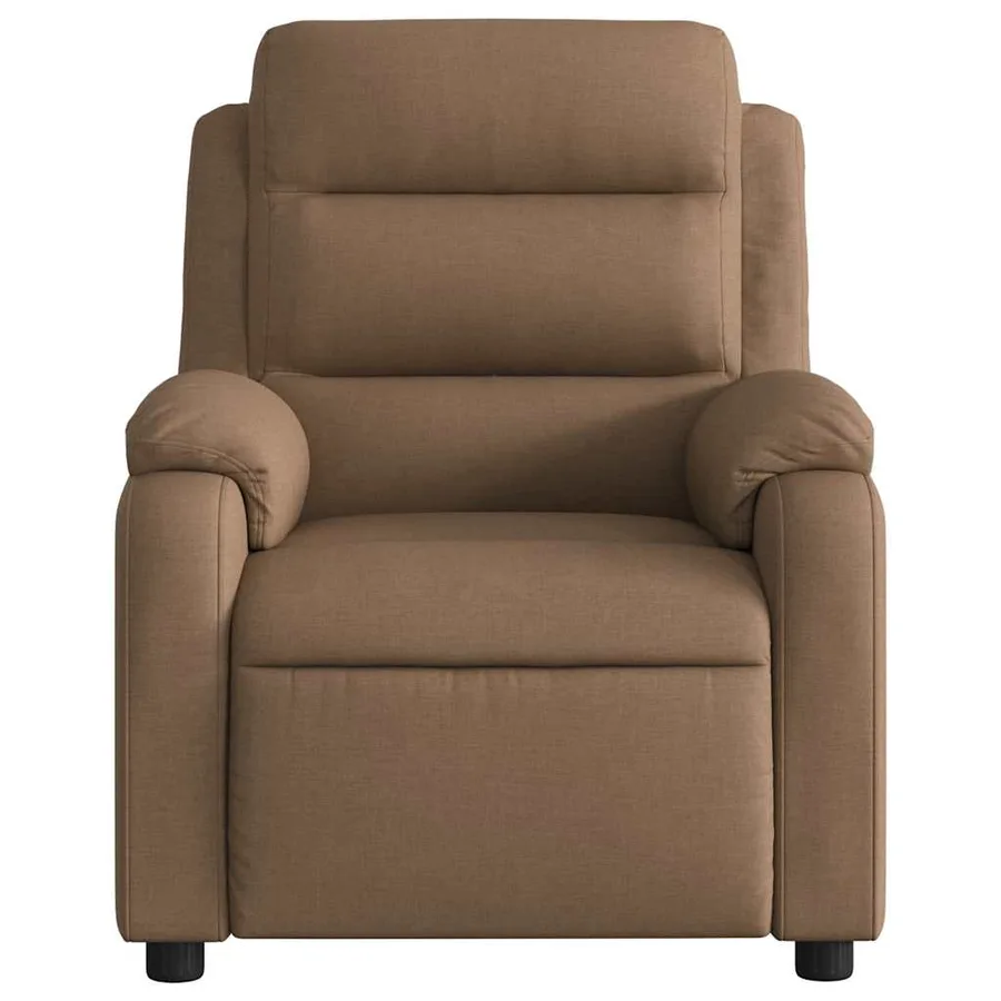Fauteuil inclinable Marron Tissu - 6