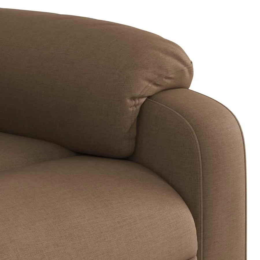 Fauteuil inclinable Marron Tissu - 8