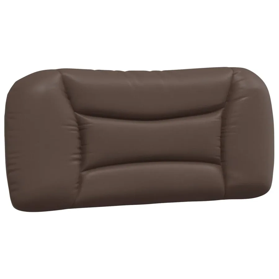 Coussin de tête de lit Hvar marron 90 cm similicuir - 2