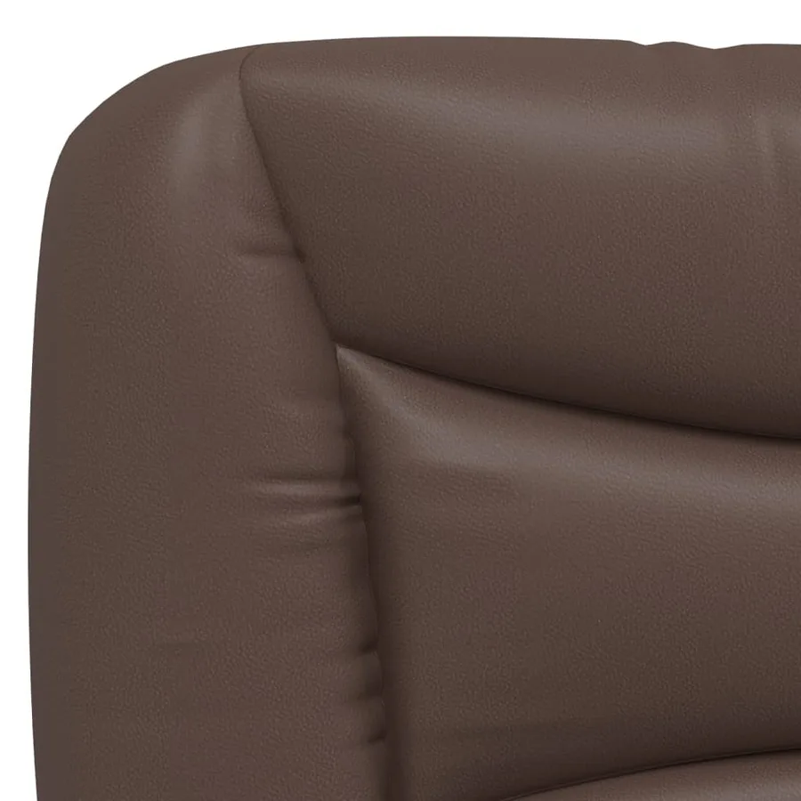 Coussin de tête de lit Hvar marron 90 cm similicuir - 8