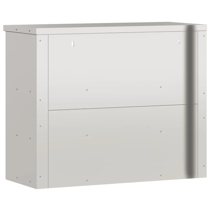 Armoire murale de cuisine avec étagères acier inoxydable - 7