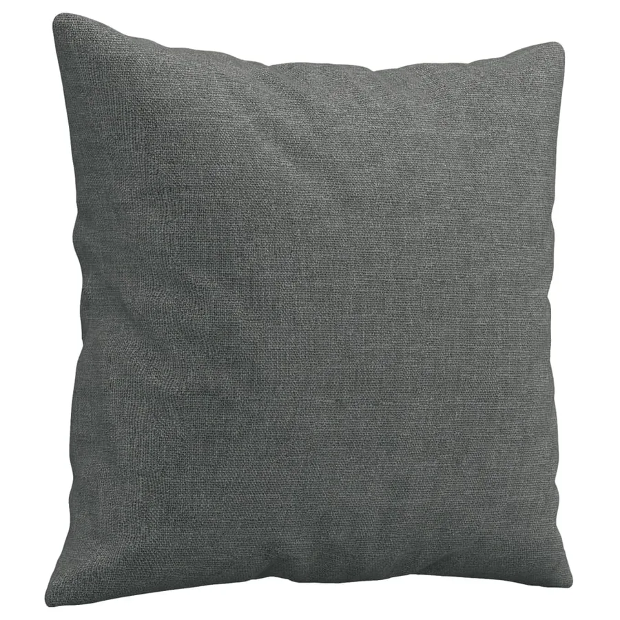 Ensemble de canapés 3 pcs coussins gris foncé tissu - 6