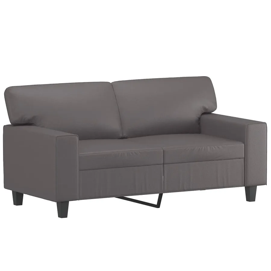 Ensemble de canapés 2 pcs gris similicuir - 3