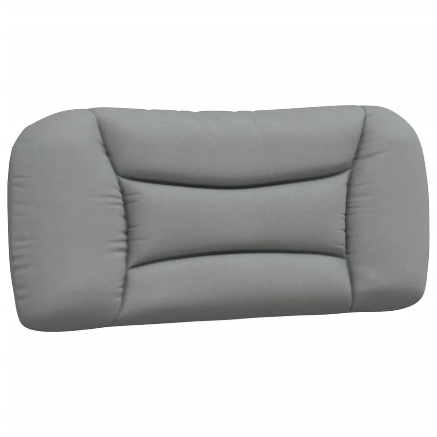 Lit avec matelas Hvar gris clair 80x200 cm tissu - 5