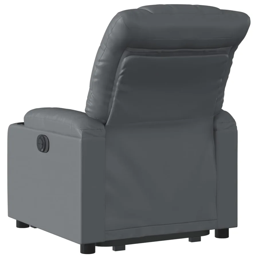 Fauteuil inclinable Gris Similicuir - 5