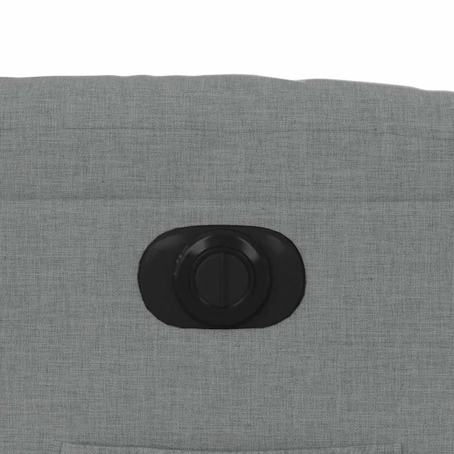 Fauteuil inclinable électrique gris clair tissu - 13