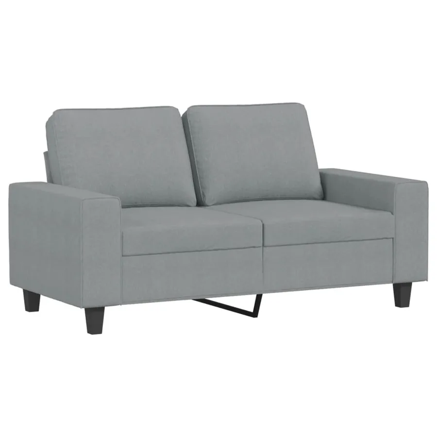 Ensemble de canapés 3 pcs gris clair tissu - 4
