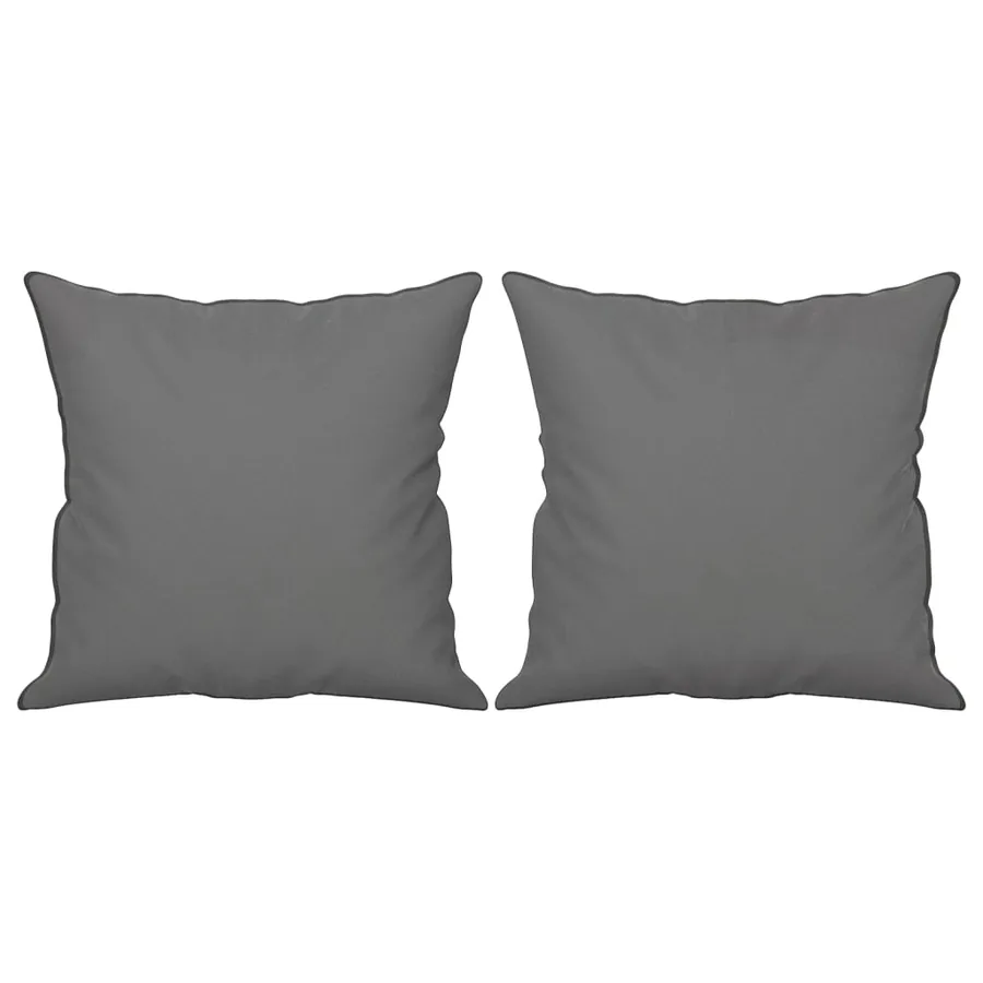 Canapé 2 places avec oreillers gris foncé 120 cm - 5