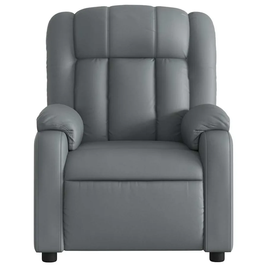 Fauteuil inclinable Gris Similicuir - 6