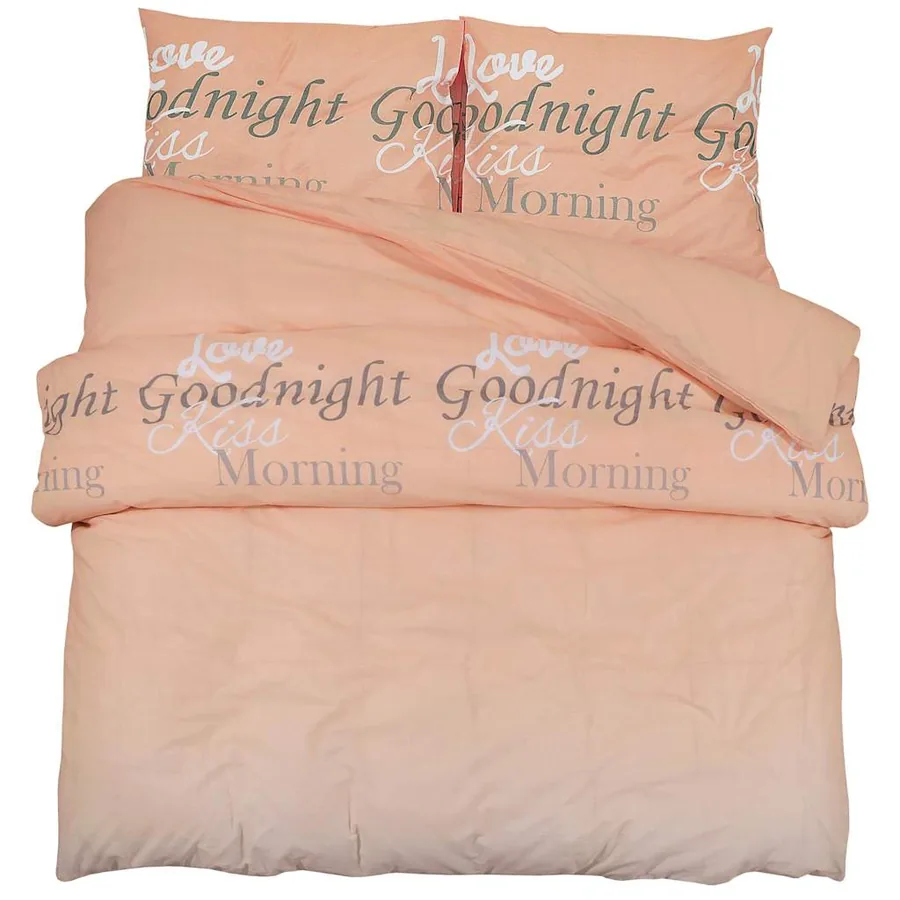 Ensemble de housse de couette rose 220x240 cm Coton - 2