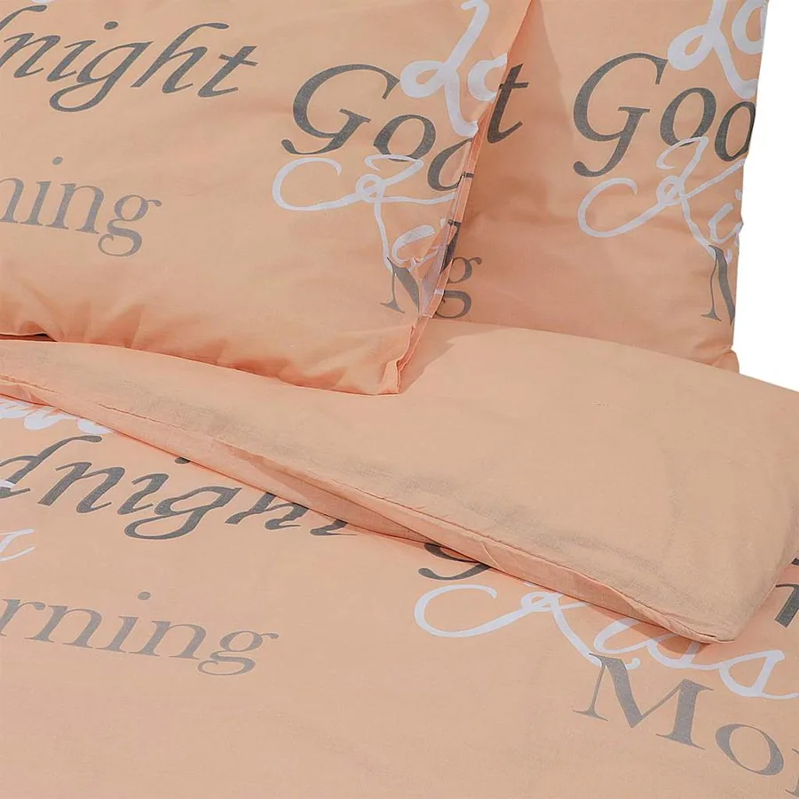 Ensemble de housse de couette rose 220x240 cm Coton - 5