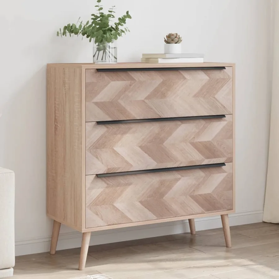 Finori Commode Lusk 03A chêne sonoma 80x38,5x87 cm