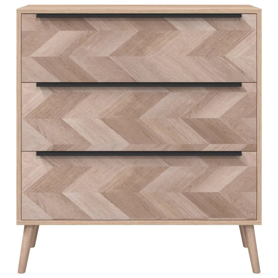 Finori Commode Lusk 03A chêne sonoma 80x38,5x87 cm - 5