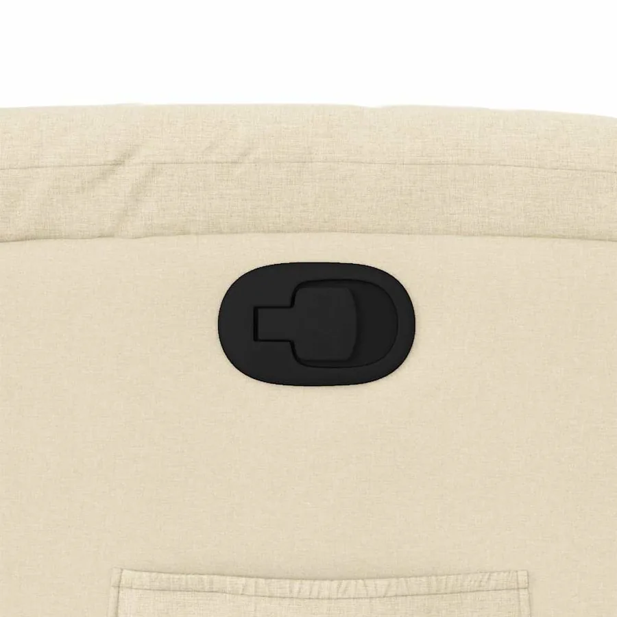 Fauteuil inclinable Crème Tissu - 12