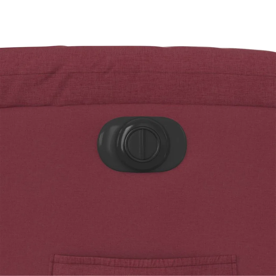 Fauteuil inclinable électrique Rouge bordeaux Tissu - 12