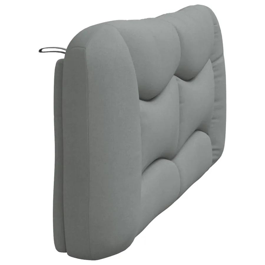Coussin de tête de lit Hvar gris clair 180 cm tissu - 6