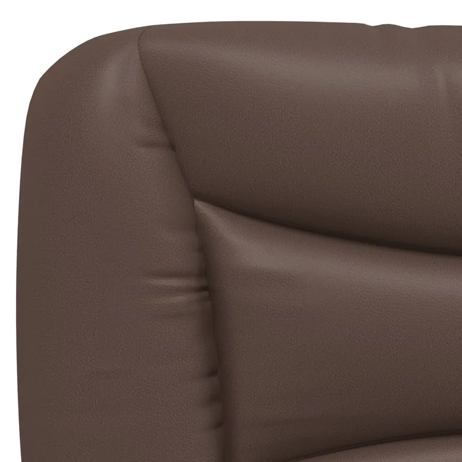 Coussin de tête de lit Hvar marron 180 cm similicuir - 8