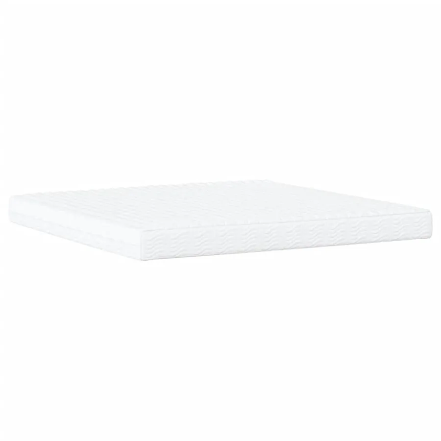 Lit avec matelas Dover gris clair 200x200 cm velours - 5