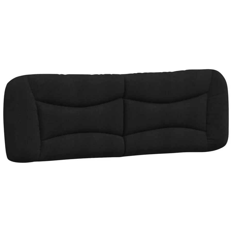 Coussin de tête de lit Hvar noir 160 cm tissu - 2