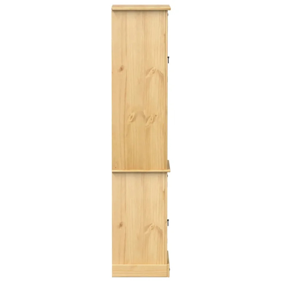 Armoire de salle de bain Corona 50x40x185 cm bois de pin massif - 5