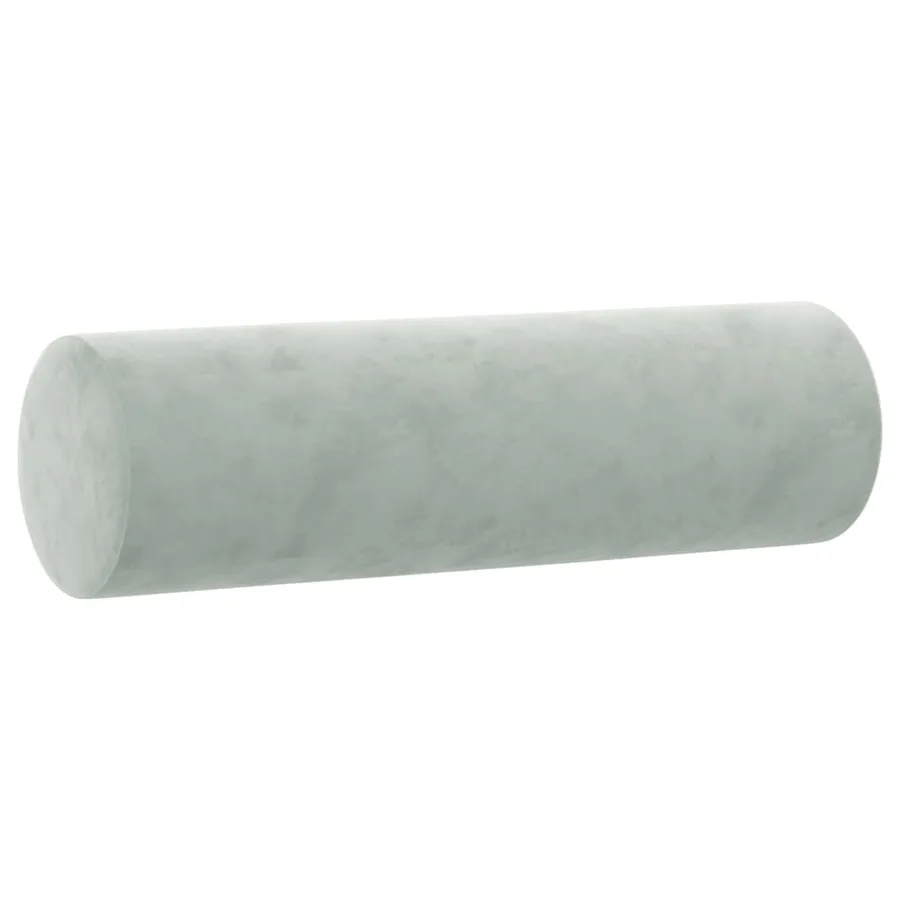 Ensemble de canapés 3 pcs avec coussins gris clair velours - 8