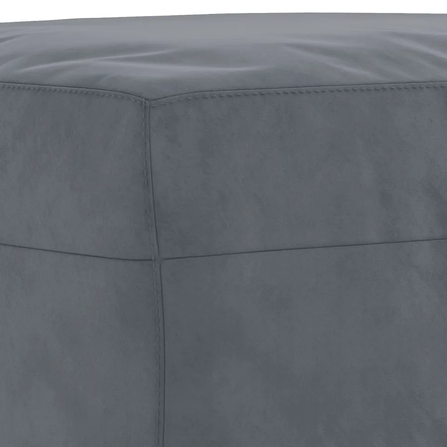 Ensemble de canapés 3 pcs gris foncé velours - 7