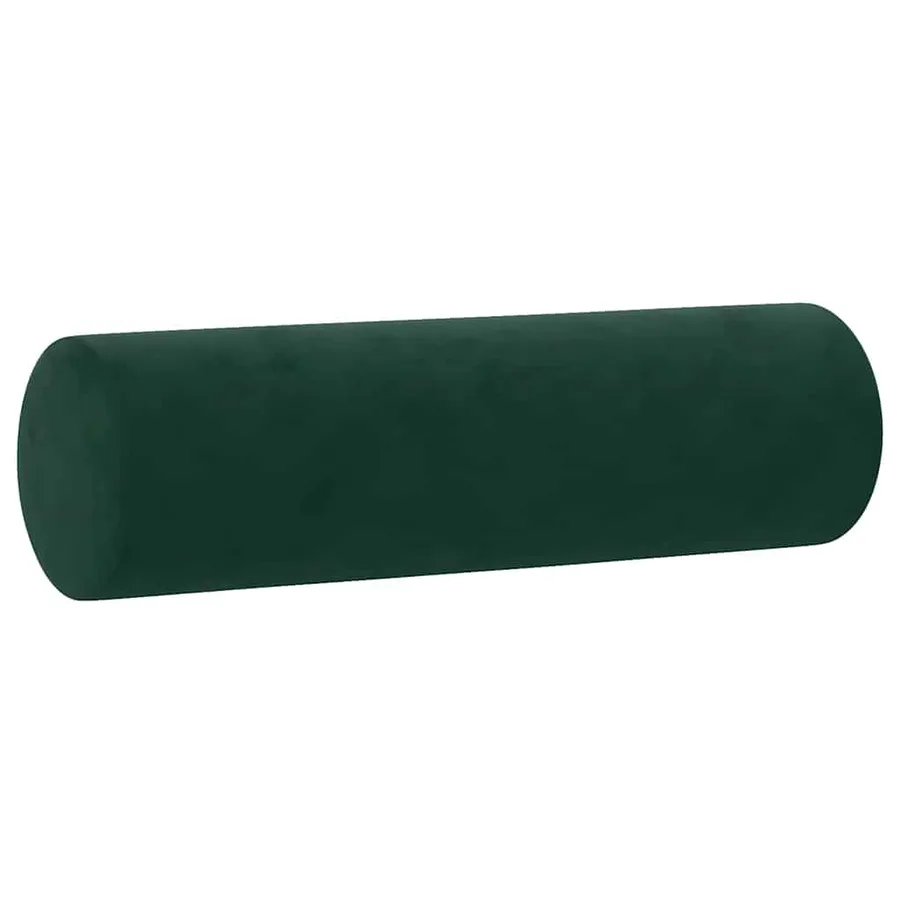 Canapé 2 places avec oreillers vert foncé 140 cm velours - 6