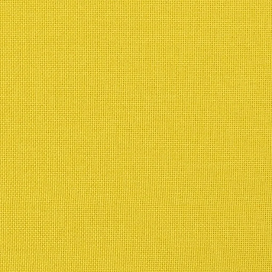 Ensemble de canapés 2 pcs avec coussins Jaune clair Tissu - 5