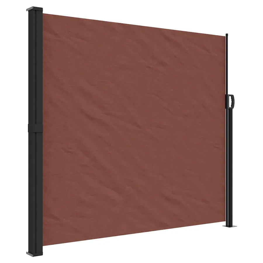 Auvent latéral rétractable marron 180x300 cm - 2