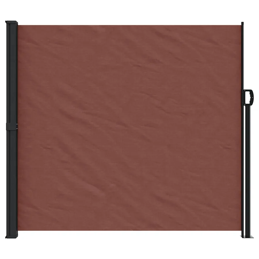 Auvent latéral rétractable marron 180x300 cm - 3