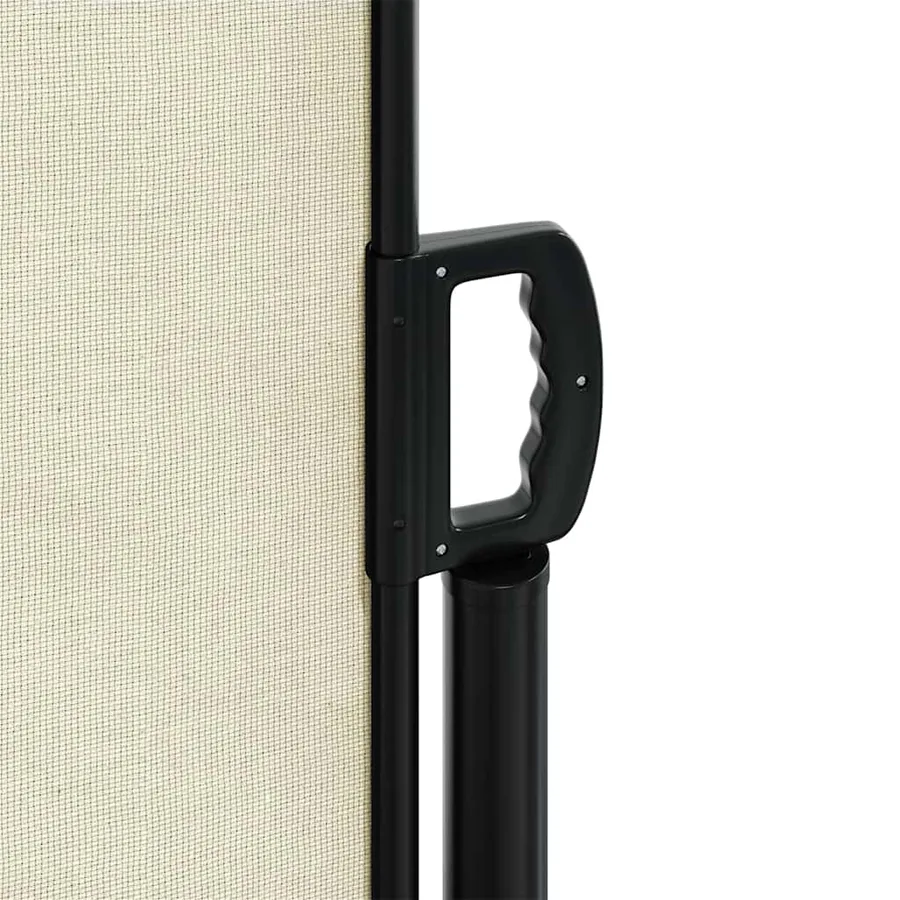 Auvent latéral rétractable crème 120x500 cm - 8