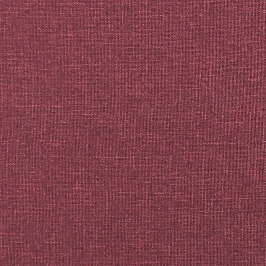 Canapé à 2 places Rouge bordeaux 120 cm Tissu - 7