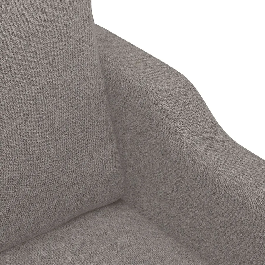 Canapé à 3 places Taupe 180 cm Tissu - 6