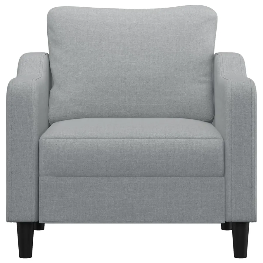 Fauteuil Gris clair 60 cm Tissu - 3