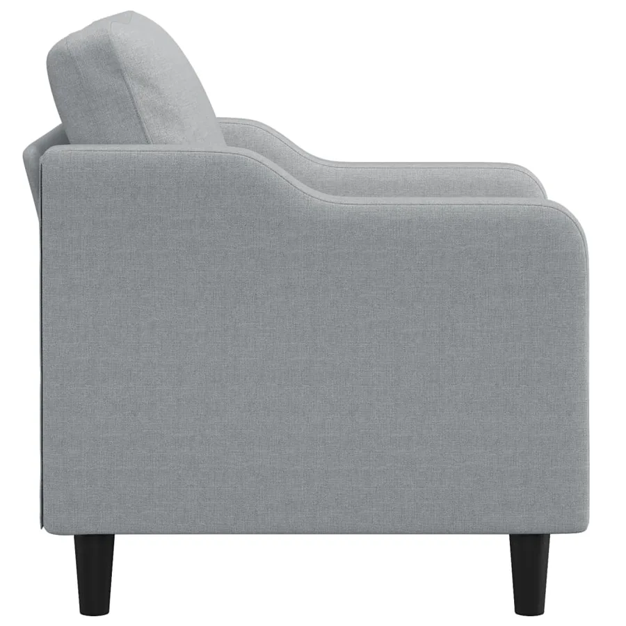 Fauteuil Gris clair 60 cm Tissu - 4