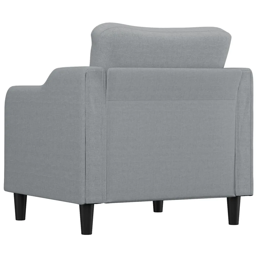 Fauteuil Gris clair 60 cm Tissu - 5